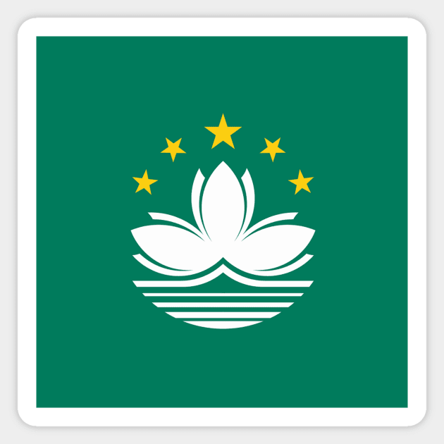 Macau Flag Sticker by flag for all